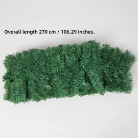 Artificial Vines Garland Faux Hanging Plants Greenery Decorations for Bedroom Table Centerpieces Wall Party Wedding Room Decorcolor: Green, size: 270cm