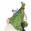 Faceless Doll Statue Exquisite Solar Powered Light Bright Colors Durable