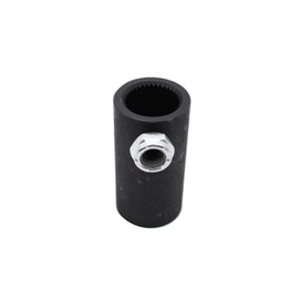 Steering Shaft Coupler 3/4"-36 Spline to 3/4" Round Smooth Steering Joints Compatible for Standard GM Vega
