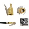 D.B.J 2pcs 6mm Car Air Pump Thread Nozzle Adapter Tire