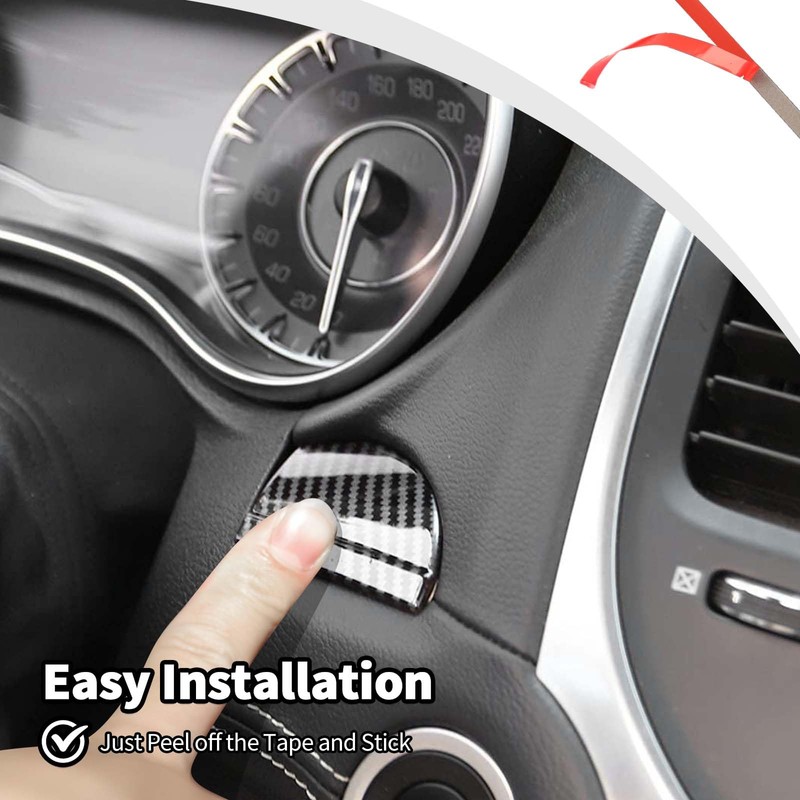 JWWY Center Console Passenger Dashboard Panel Cover Trim Fit for
