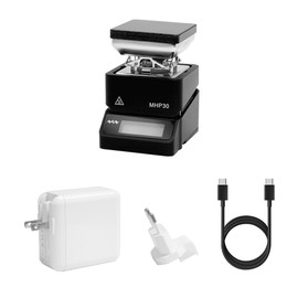 CCDSO Hot Plate Preheater, MHP30PD Microcomputer Electric Preheating Station PCB Mini Preheat Soldering Welder Constant Temperature Heating Table 30X30mm with Built-in OLED Screen