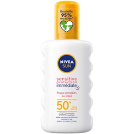 Nivea Sun NIVEA SUN Sonnenspray Sensitive Sofortschutz LSF 50+ (1 x 200 ml), Sonnenschutz geeignet f??r empfindliche Haut, leichter & fettfreier Sonnenschutz