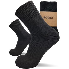 sogzz 2 Pairs of Warm Thermal Socks Made of Premium Sheep's Wool, Men Women, Winter Socks, Thick Winter Thermal Socks Made of High-Quality Wool in 35-38, 39-42, 43-46, 47-50 (Mod: Thermo Winter FX