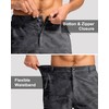 G Gradual Mens Hiking Cargo Shorts with 4 Zipper Pockets