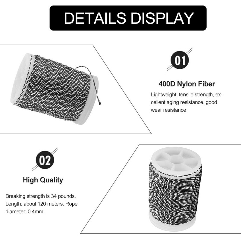 Archery Serving Thread, 120m Compound Bow String Replacement Durable Nylon