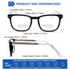 DEHOTRE Bifocal Reading Glasses for Men Clear Top Computer Readers