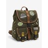 Hot Topic Jurassic Park Patches Slouch Mini Backpack BLACK NONE