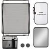 Svartur Black Locker Organizer Kit with Shelf, Shelf, Mirror, Pen
