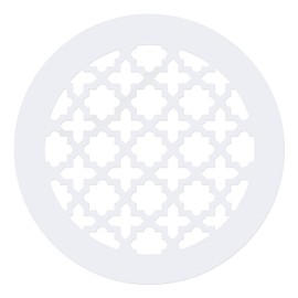 PATIKIL Air Vent Cover Grille for 4" Duct Opening, Acrylic Glass (PMMA) Decorative Wall Ceiling Hole Cover Register for Home Ventilation Decor