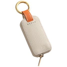 Smasol Tebra Key, Dull Color, Key Case, Clavis Compatible, Condo, Handsfree, Tebra Key Cover, Housewarming, Smart Key Cover, Apartment Key Cover (Dull Color, Beige)