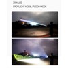 30W Zoomable Flashlights LED Metal Switch Super Bright Flashlight for