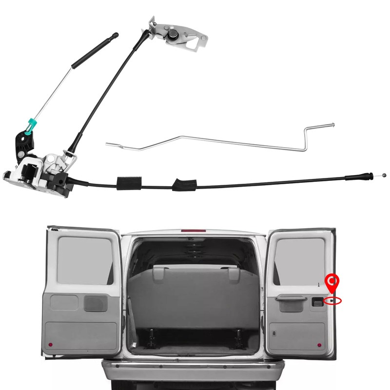 Rear Door Latch Cable - Right Passenger Side Lock Actuator