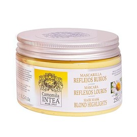 Intea Hair Mask for Blonde, Dyed or Rinsed Hair - 8.3 oz - Restores Damaged Highlights - Paraben and Ammonia Free - With Chamomile Extract