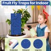 Qualirey 100 Pcs Double Sided Sticky Traps for Flying Plant