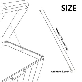 2pcs Replacement Lid Strap with 8pcs Screws for Coleman or Igloo Coolers Stainless Steel Cooler Parts,Cooler Lid Strap Replacement kit
