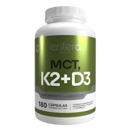 Multivitaminico Mct Entera Vitamina K2 Y D3 Mct 180 Capsulas Sabor Sin sabor