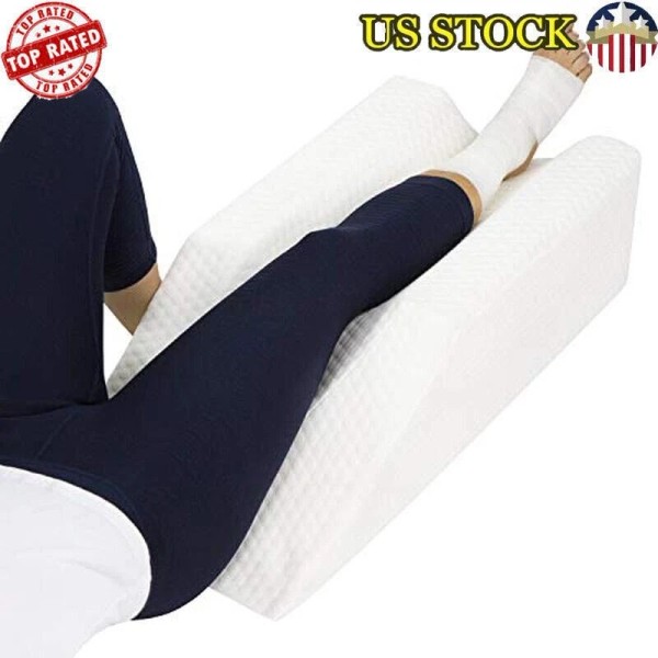 Unbranded Leg Elevation Wedge Pillow Swelling Pain Relief Post Surgery