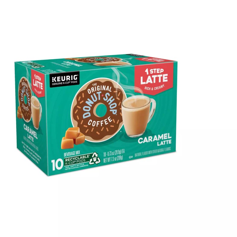 The Original Donut Shop, One Step Latte - Caramel Latte