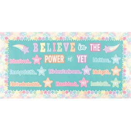 Teacher Created Resources Pastel Pop Stars Die-Cut Border Trim