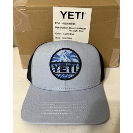 YETI Mountain Badge Hat Light Blue