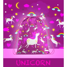 Artexia Swimming Bags for Kids, Drawstring Bags for Children, Ideal PE Bags for School for Girls, Gift Idea, Kids Drawstring Bag, Swim Bag Kids, Drawstring Gym Bag for Kids