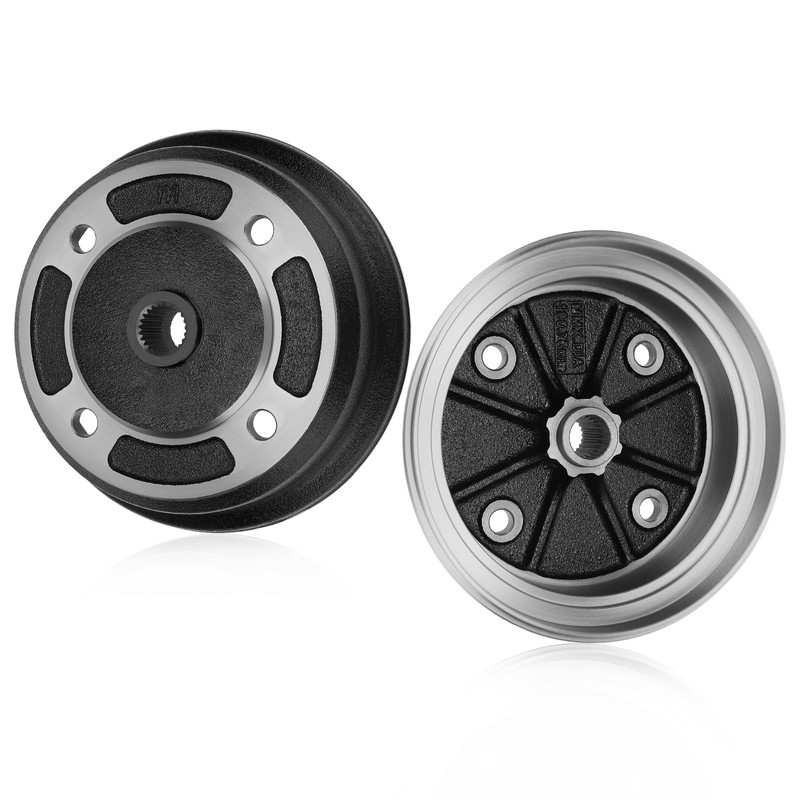 JAVIK 2 Pcs Front Left & Right Wheel Brake Drum