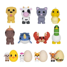 Adopt Me! 10 Pack Mystery Pets - Series 1-10 - Top Online Game - Exclusive Virtual Item Code Included - Fun Collectible Toys for Kids Featuring Favorite Pets, Ages 6+