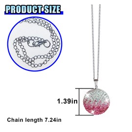 DUSCOKE Bling Crystal Ball Car Rearview Mirror Pendant- Lucky Rhinestone Ornament Car Rear View Mirror Charm- Sparkly Diamond Decoration Auto Interior Hanging Accessories for Women (Pink Ball)