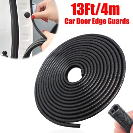 Unbranded Protectores de borde de puerta de coche Sello de tira de borde de goma para auto