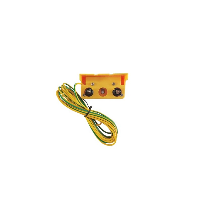 BERNSTEIN ESD Grounding Block 1 x 10 mm Push Buttons