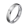 Mabohity Men's / Women's Matt and Highly Polished Titanium Ring