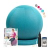 ENOVI ProBalanceΩ Yoga Ball Chair, Exercise Ball with Slipcover and