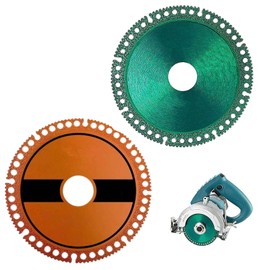 PAVIKE Electric Circular Saw Chip Saw 3.9 inches (100 mm) Chip Saw Slitter Blade for Electric Cutter 2 Piece Set of 2 Carbide Marble/Plastic/Wood Cutting Cutting Tool 3.9 inches (100 mm) Diameter