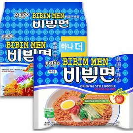 Paldo BiBim Men Instant Cold Noodle 4.58 oz x 5 Packs~ Exp 11/2025
