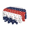 4th of July Round Tablecloths Independence Day Red Blue White
