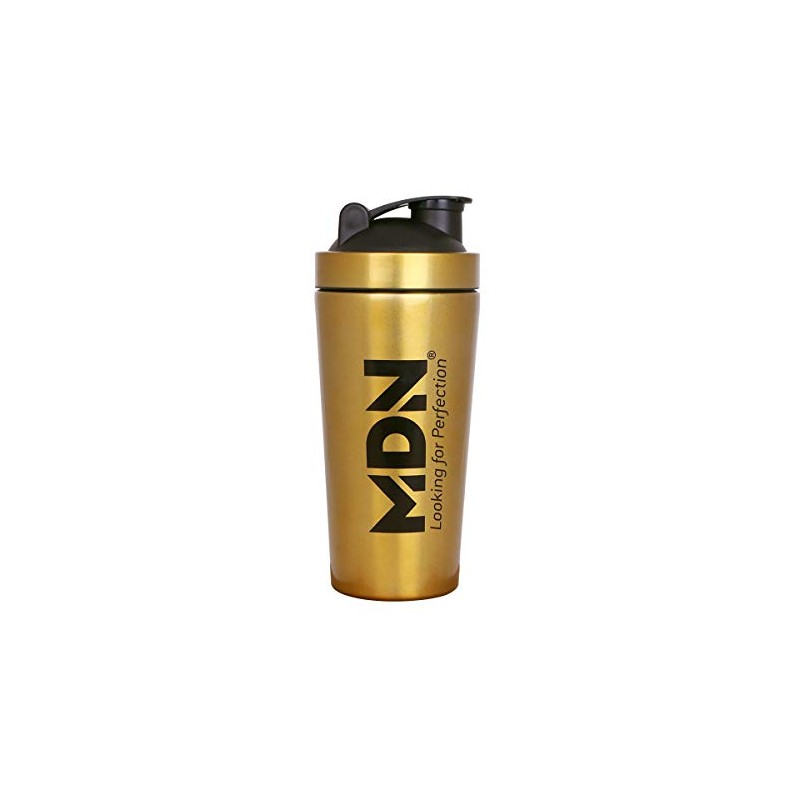 Shaker Metalico, Mdn Sports, 750 ml, Inoxidable, Dorado