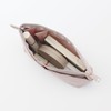 MUJI 84475696 Wrinkle Nylon Pouch with Gusset, Pink, M, Approx.