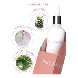 Suero Facial Piel Grasa Control De Acné Niacinamida Nunun Grasa Día/noche