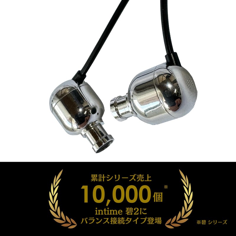 intime Wired Bi2 Balanced Silver In-Ear 4.4mm Balanced Earphones O2-SR2-4.4