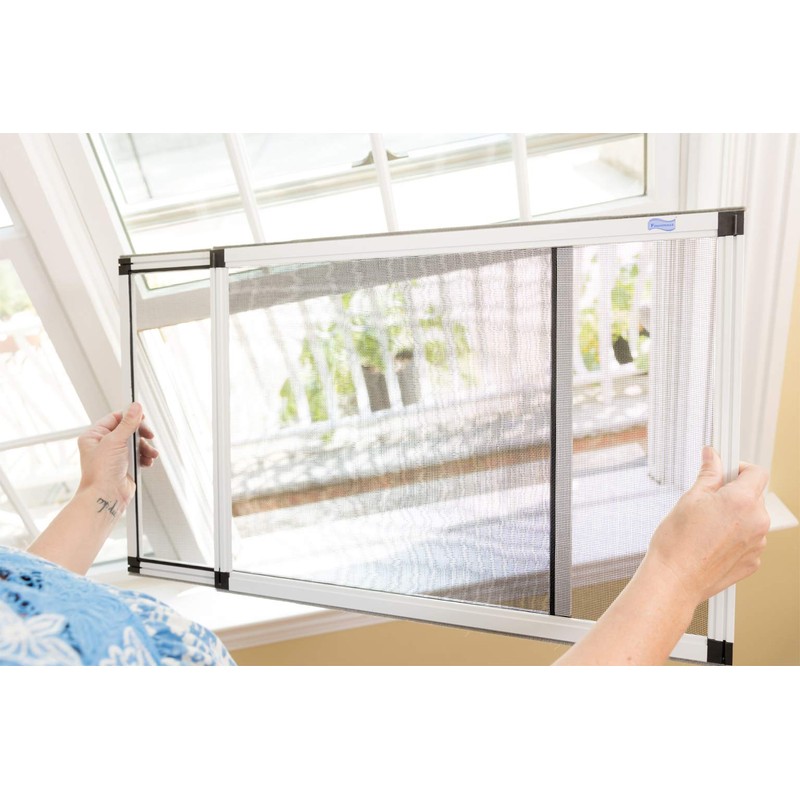 Fenestrelle Expandable Window Screen – 15″ H × 21″–40″ W