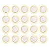 sourcing map 20 Pcs Piezo Discs 12mm Acoustic Pickup Transducer