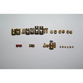 none Cable fitting assortment British motorcycle clutch throttle brake cables 30pc