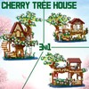 YCJZXMS 3-in-1 Sakura Tree House Building Set (3-in-1 Sakura Tree