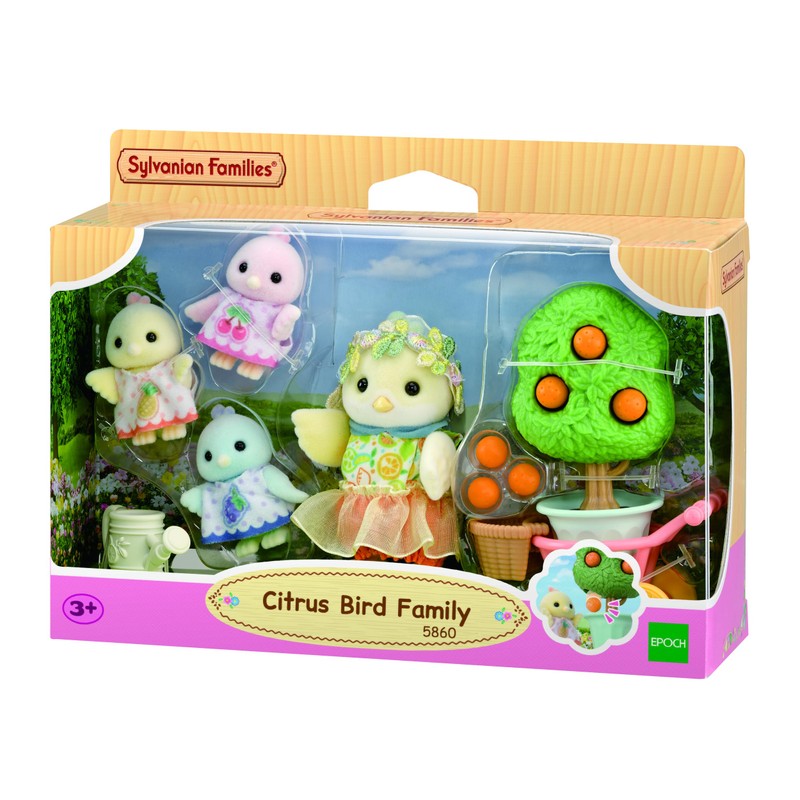 Sylvanian Families - 5860 Famiglia Uccelli Agrumi - Set di