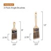Vermeer Paint Brushes 3-Pack - 2.5" Angle Brushes for All