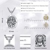 Eusense Archangel Michael/Saint Christopher/Saint Jude Thaddeus/Seven Archangels/Holy Mary/Jesus Cross Pendant