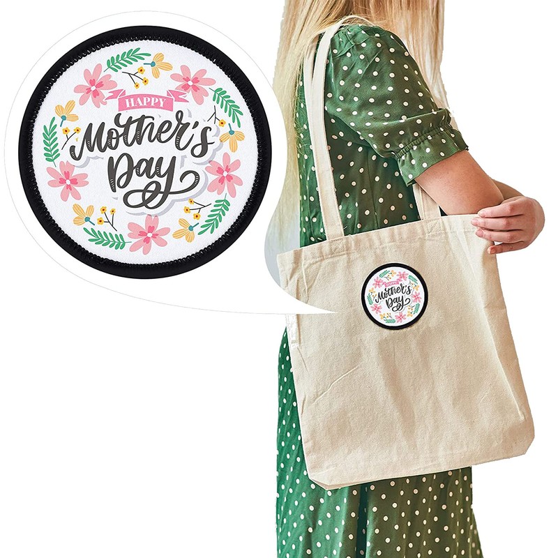 Woohome 40 PCS Sublimation Patch Blanks Sublimatio Iron on Patches