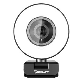 Cámara Web Ocelot Gaming. Full HD 60 FPS, aro de luz 3 tonalidades. Modelo Iris- W1