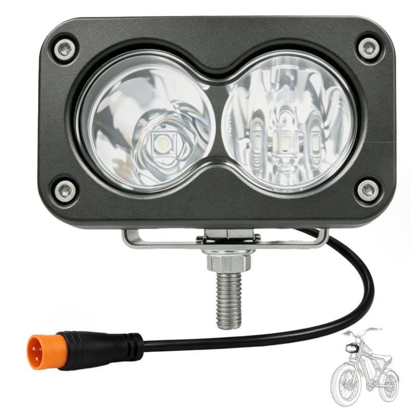 Ebike Headlight for Baja Light for Ridstar Q20/Q20 Lite/Q20 Pro
